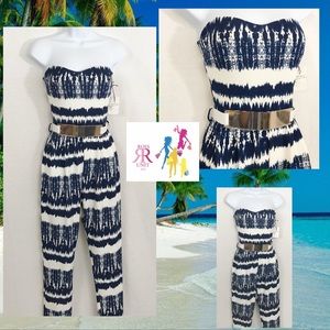 Strapless Blue Jumper